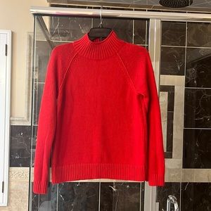 Banana Republic red sweater, size S, NWT.